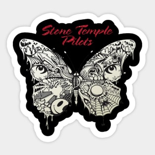 BlackWhite stone temple pilots Sticker